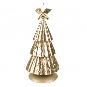26Y5371 Christmas Decoration Christmas Tree 20 cm Gold colored Iron