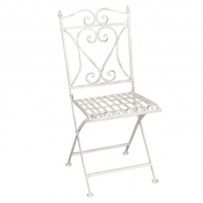 25Y0127 Bistro Set Bistro Table Bistro Chair Set of 3 White Iron Balcony Set