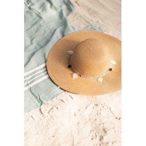 2JZHA0098BE Women's Hat Beige Paper straw Sun Hat