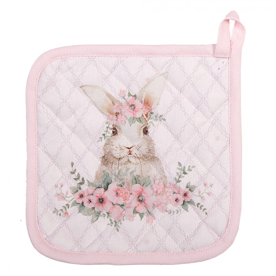 porte-sachets à thé Lapin Rose