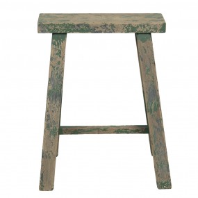 26H1965 Plant Table 39x29x47 cm Green Wood Rectangle Plant Stand