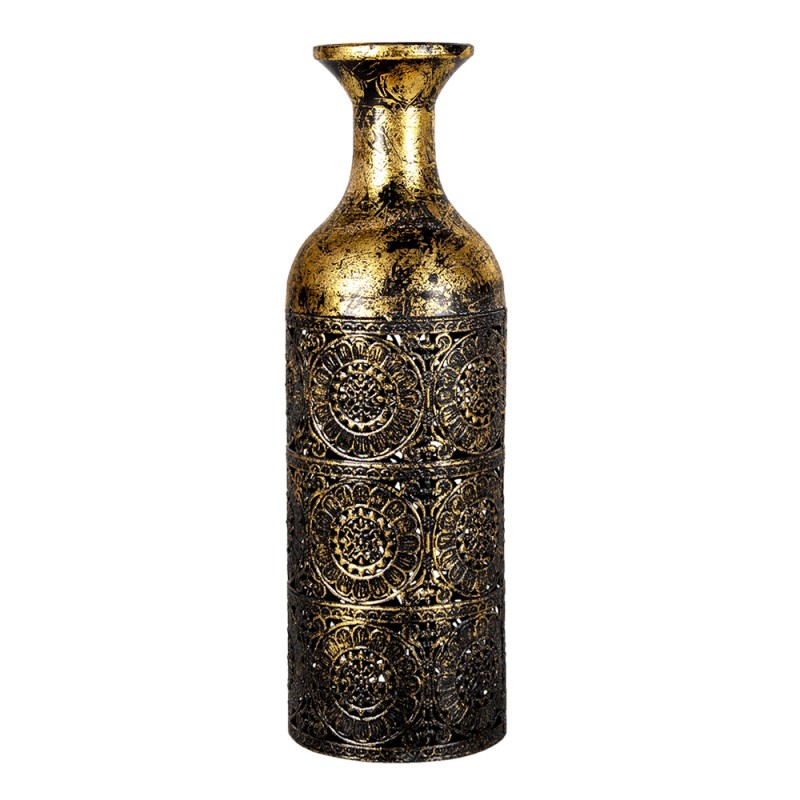 6Y4497S Vase Ø 12x39 cm Copper colored Iron Round Decorative Vase