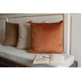 2KTU021.001R Federa per cuscino 45x45 cm Arancione Poliestere Copricuscino decorativo