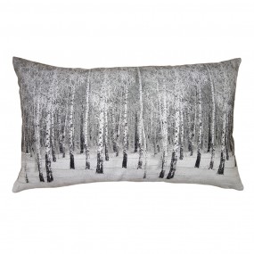 2TIS36 Cushion Cover 30x50 cm Grey Polyester Tree Rectangle Pillow Cover