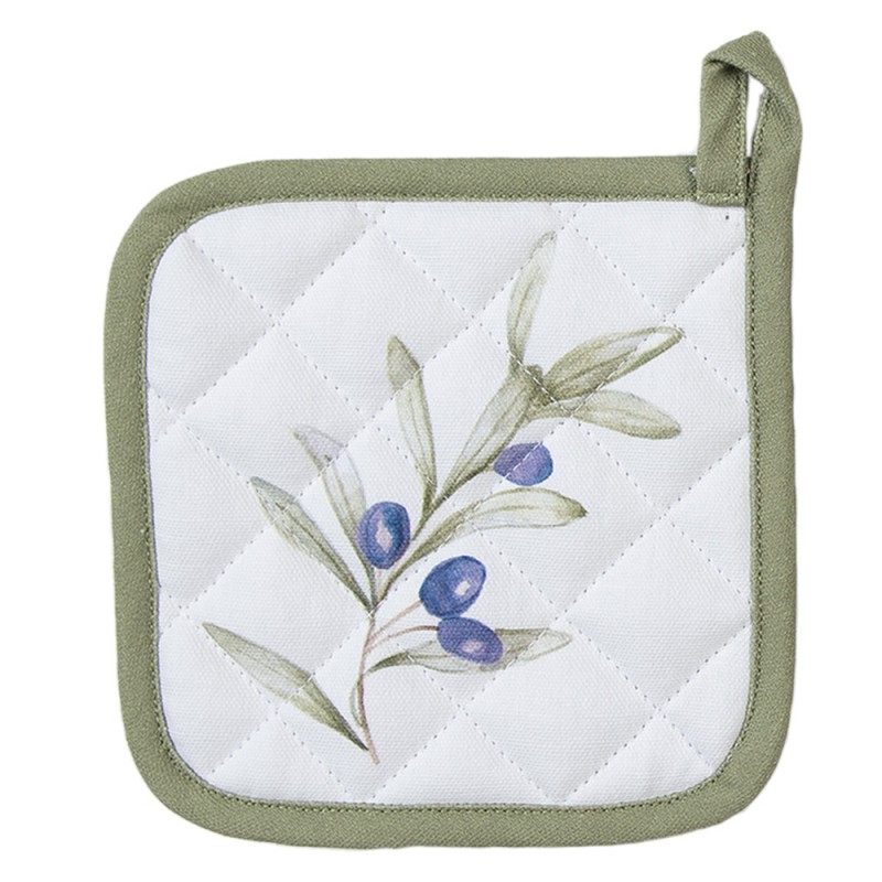 OLF45K Presina da cucina bambino 16x16 cm Bianco Cotone Olive