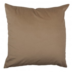 2KTU021.001CH Cushion Cover 45x45 cm Brown Polyester Pillow Cover