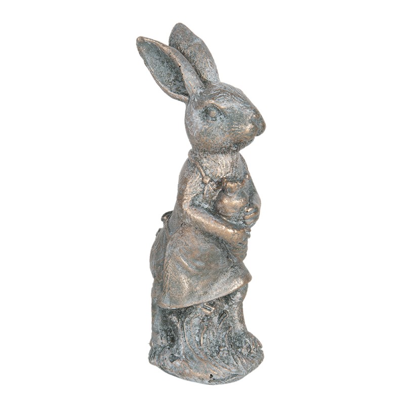 6PR3089CH Figurine Rabbit 13 cm Brown Polyresin Home Accessories
