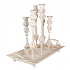 265214 Candle holder 55x26x43 cm White Metal