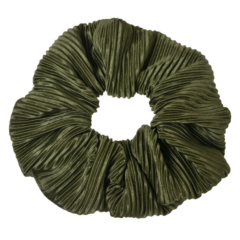 JZCO0022GR Scrunchie Hair Elastic Green Synthetic