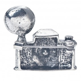2JZPI0082 Women's Brooch Camera Silver colored Metal Brooch