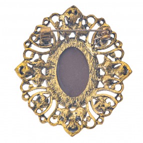 2JZPI0084 Women's Brooch Brown Metal Brooch