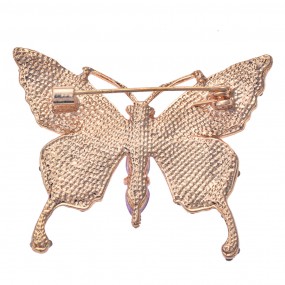 2JZPI0092 Women's Brooch Butterfly Pink Metal Brooch