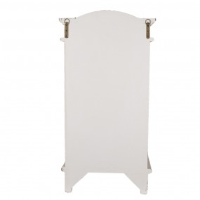 25H0668 Mensola da parete 45x30x88 cm Bianco Prodotto in legno