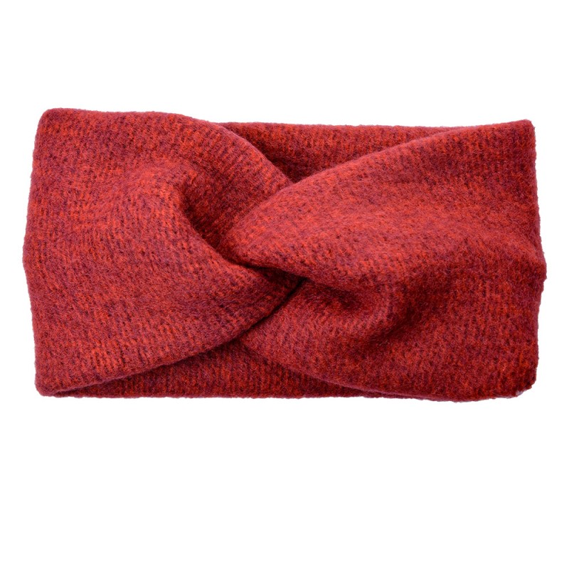 JZHE0009R Stirnband für Frauen 10x22 cm Rot Synthetisch