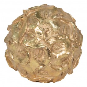 26PR4780 Decoration Ø 10 cm Gold colored Polyresin Round