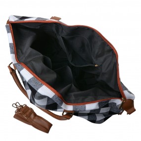 2JZBG0279 Duffle bag 56x35 cm White Black Synthetic Bag
