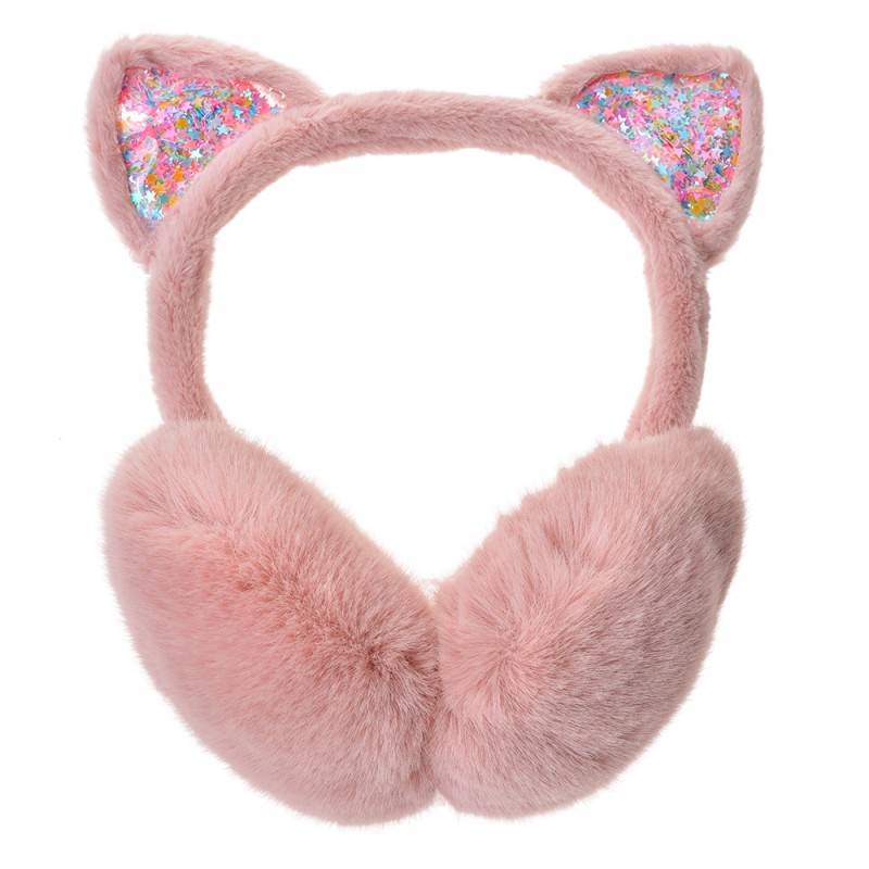JZCEW0018P Kids' Ear Warmers one size Pink Plush Women's Ear Wamers
