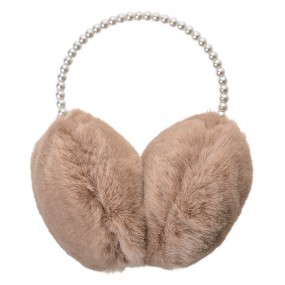 2JZCEW0019KH Earmuffs for Girls one size Brown Polyester Women's Ear Wamers