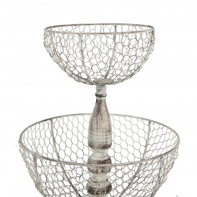 Iron Gathering Basket Egg Wire Fruit Storage Baskets Metal Holder