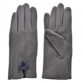 2JZGL0067 Winter Gloves 9x24 cm Grey Polyester