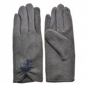 2JZGL0070 Winter Gloves 9x24 cm Grey Polyester