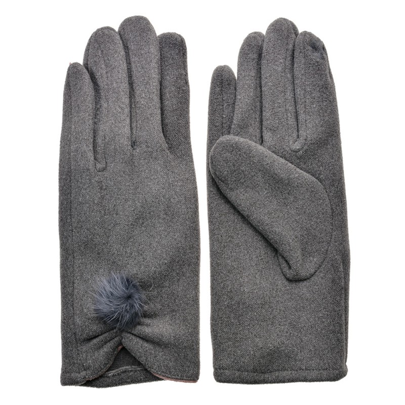 JZGL0070 Winter Gloves 9x24 cm Grey Polyester