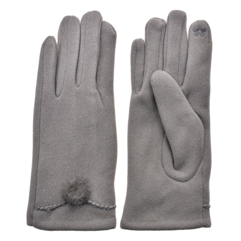 JZGL0071 Winter Gloves 9x24 cm Grey Polyester