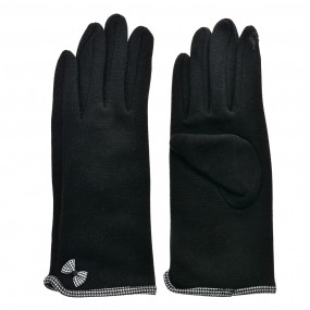 2JZGL0075 Winter Gloves 9x24 cm Black Polyester