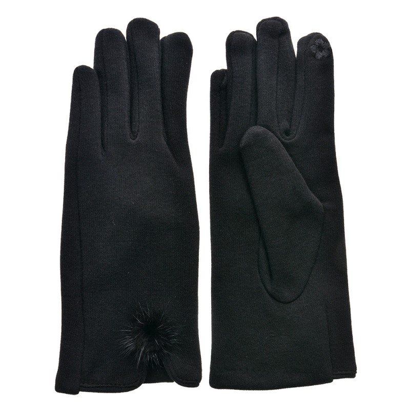 JZGL0078 Winter Gloves 9x24 cm Black Polyester