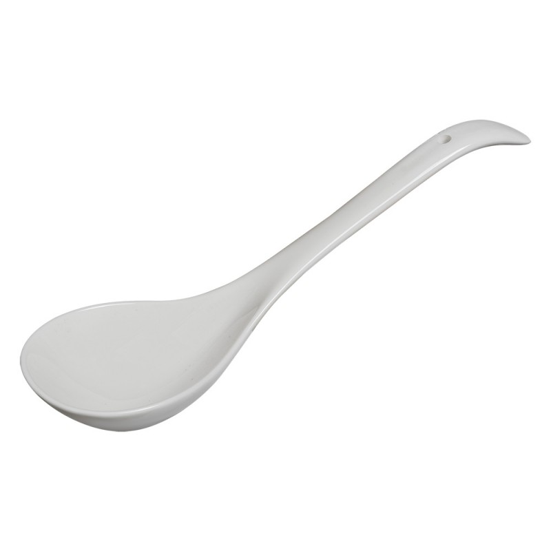 6CE1730 Spoon 27x8x4 cm White Ceramic