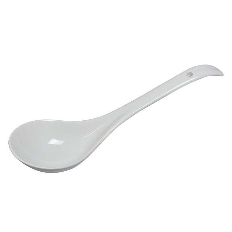 6CE1731 Spoon 22x7x3 cm White Ceramic