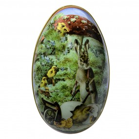 265344 Decoration Egg 11 cm Green Aluminium