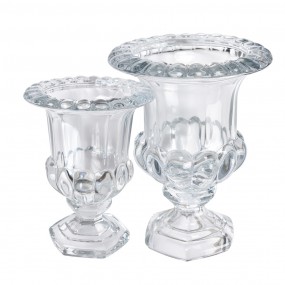 26GL4414 Vase Ø 20x26 cm Transparent Glass