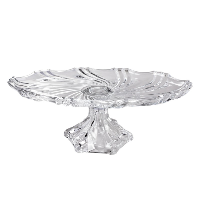 6GL4432 Corbeille de fruits 36x20x13 cm Transparent Verre Plat de service