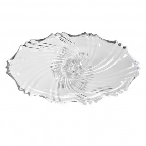 26GL4432 Corbeille de fruits 36x20x13 cm Transparent Verre Plat de service