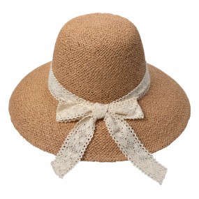 2JZHA0110 Women's Hat Brown Paper straw Sun Hat