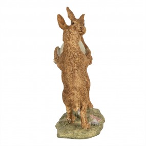 26PR5008 Figur Kaninchen 21 cm Braun Polyresin