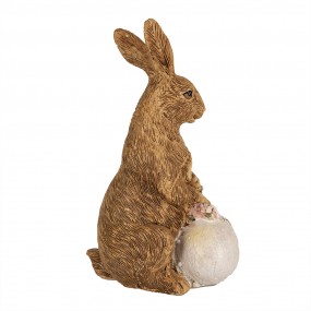 26PR5009 Figurine Rabbit 14 cm Brown Polyresin