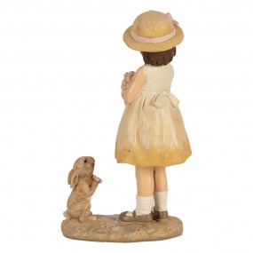 26PR5034 Figurine Girl 15 cm Beige Polyresin
