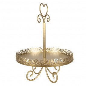 26Y5411 Etagere Ø 30x40 cm Gold colored Iron Heart