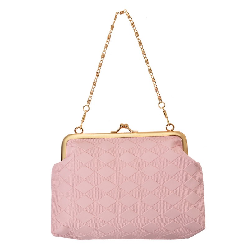 JZWA0189P Wallet 8 cm Pink Gold colored Synthetic Makeup Bag