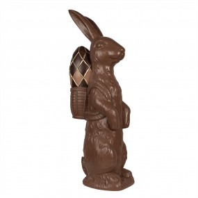 25PR0129 Figurine Rabbit 88 cm Brown Polyresin Easter Decoration