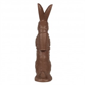 25PR0130 Figurine Rabbit 87 cm Brown Polyresin Easter Decoration