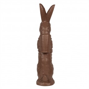 25PR0130 Statuetta Coniglio 87 cm Marrone Poliresina Decorazione di Pasqua