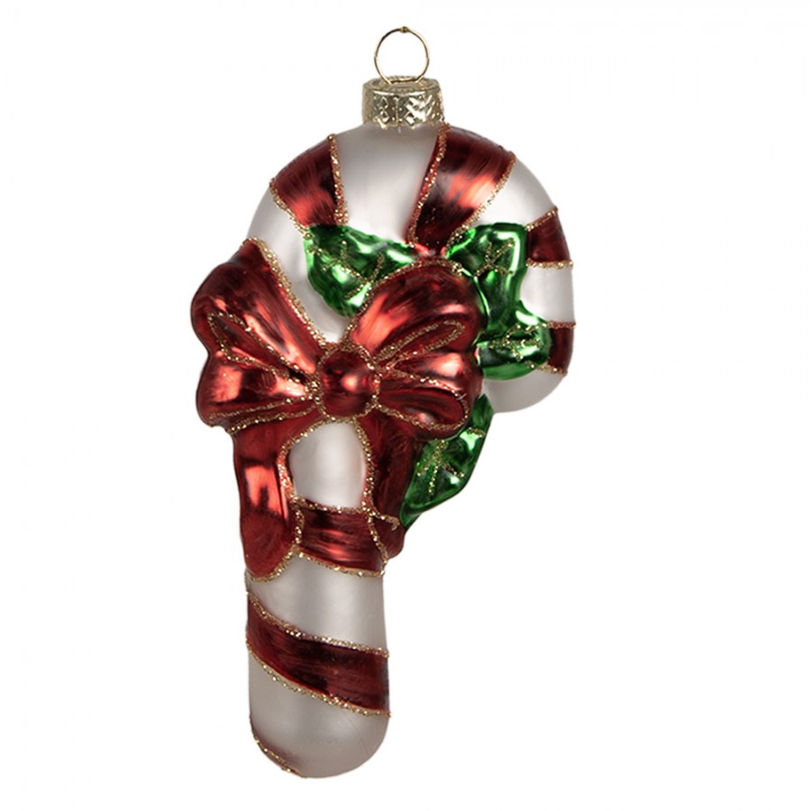 Tiffany & buy Co. Christmas Candy Cane Glass Ornament