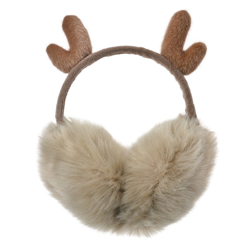 JZCEW0012BE Kids' Ear Warmers one size Beige Polyester