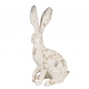 26PR4052 Figurine Lapin 26 cm Beige Polyrésine Décoration de Pâques