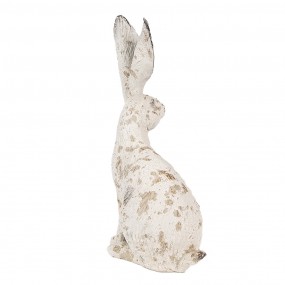 26PR4052 Figurine Lapin 26 cm Beige Polyrésine Décoration de Pâques