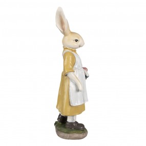 26PR4034 Figurine Rabbit 38 cm Beige Yellow Polyresin Easter Decoration