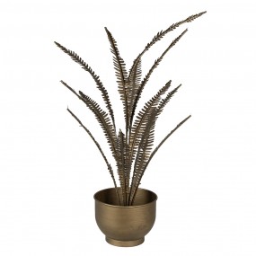 25Y1155 Plante artificielle 63 cm Couleur or Fer Plante de décoration